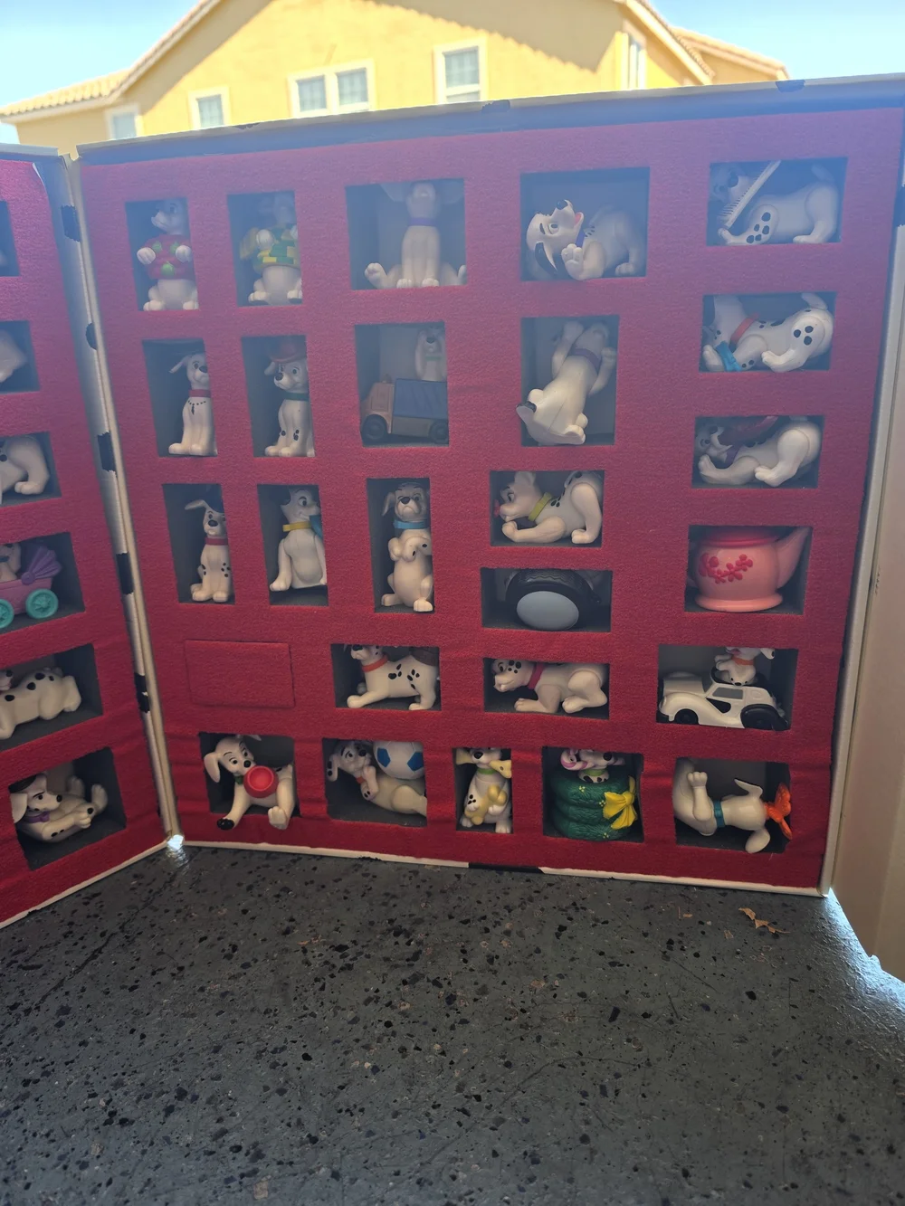 Disney 101 Dalmatians Storage Box - Black & White with Red Logo